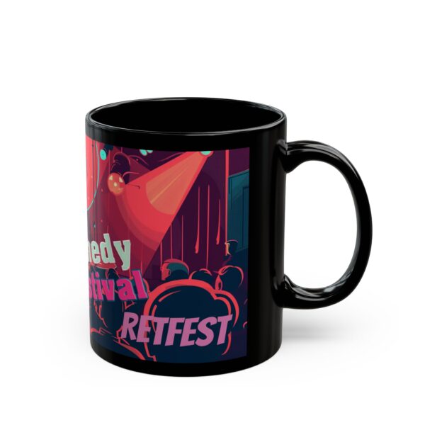 RETFEST 2 Black Mug (11oz, 15oz) - Image 2