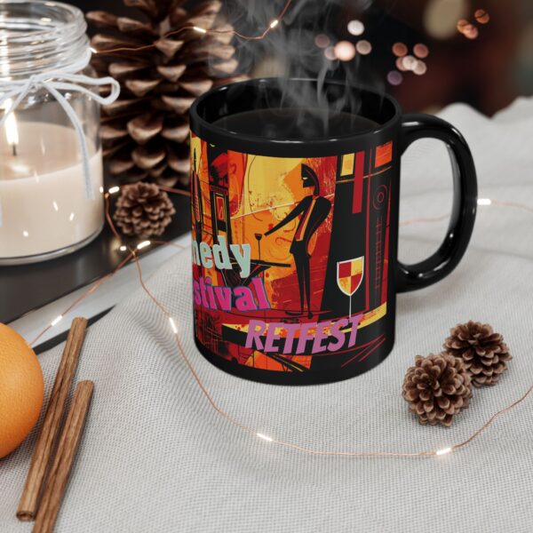 rETFEST 6 Black Mug (11oz, 15oz) - Image 6